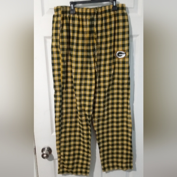 NFL Green and Yellow Plaid Pants - Picture 1 of 4